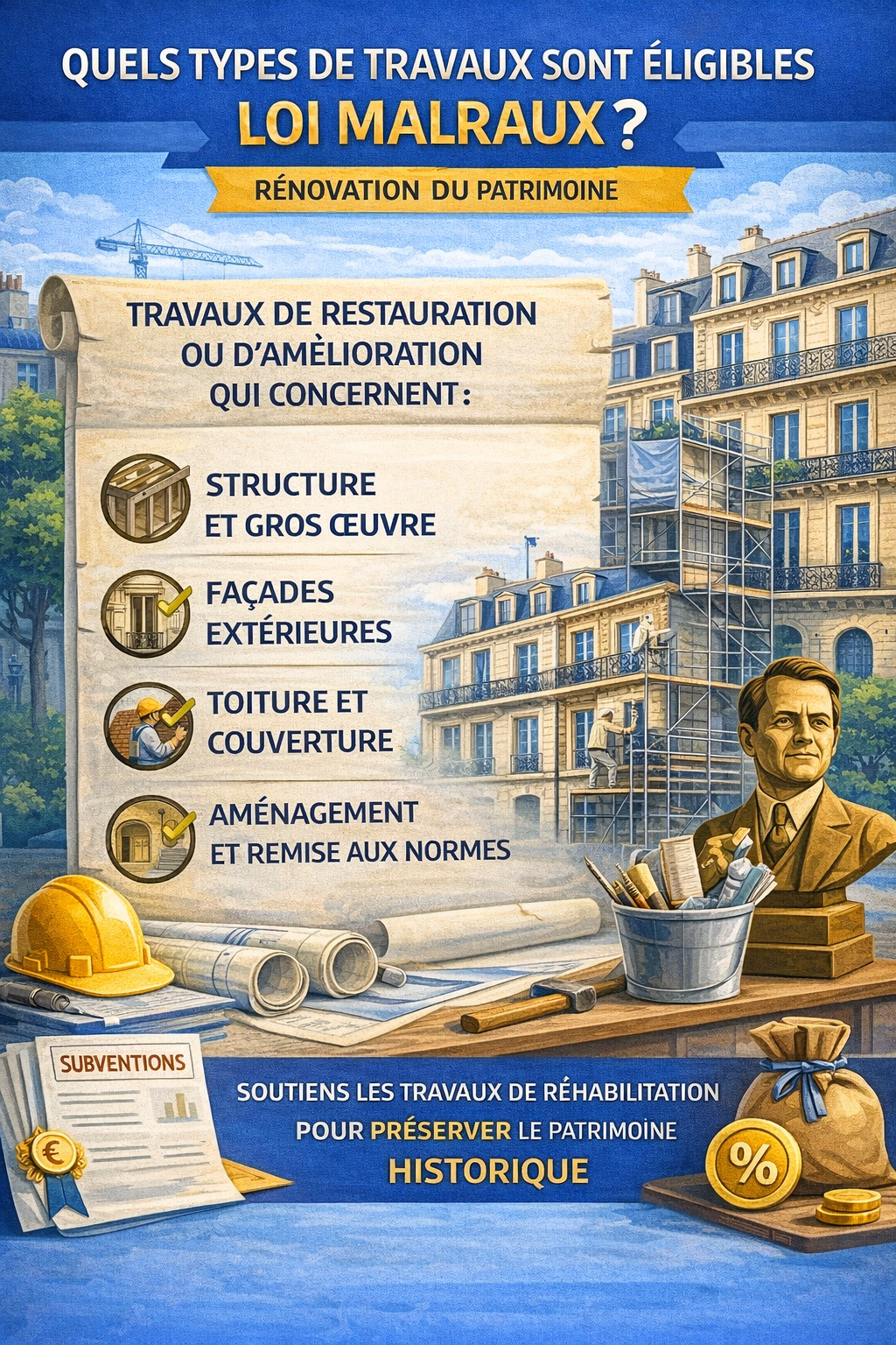 Réduction d’impôt loi Malraux